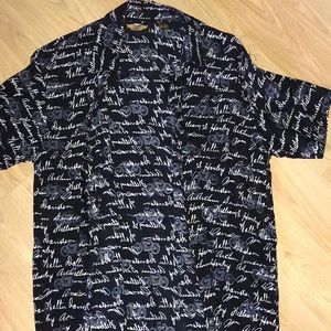 Harley Davidson button down blouse